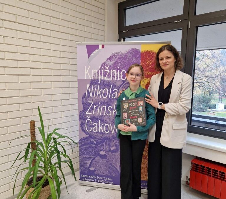 1. mjesto u županiji u Natjecanju u čitanju naglas