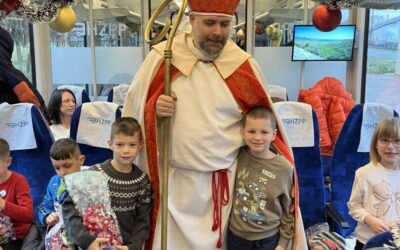 Vožnja vlakom sa svetim Nikolom