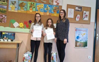 Uspjeh četvrtašica iz PŠ Dunjkovec u literarnom natječaju „Svijet oko mene i u meni kada stavim svoje matematičke naočale“