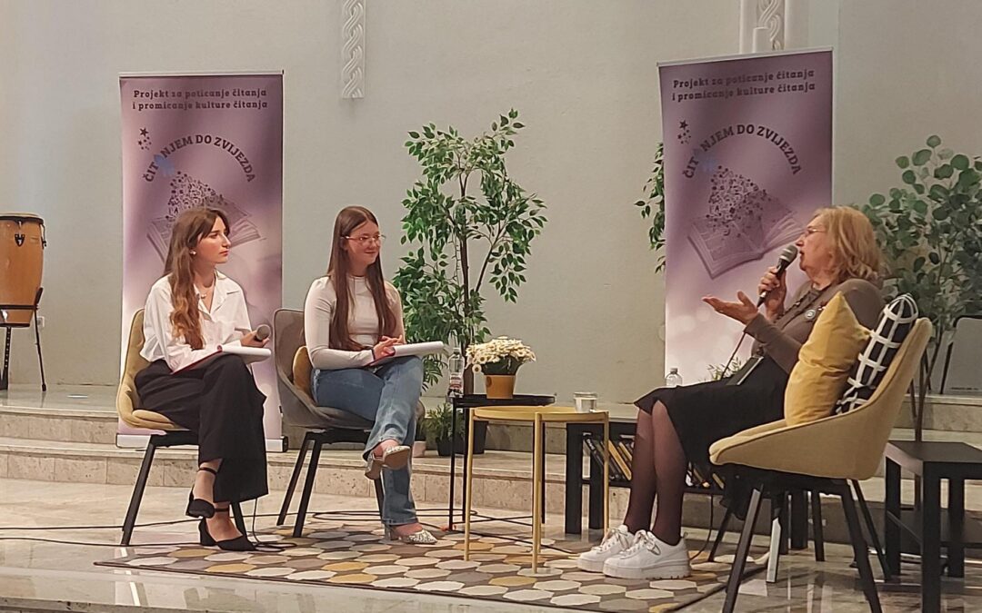 Razgovor s književnicom Brankom Primorac na nacionalnoj razini natjecanja “Čitanjem do zvijezda”