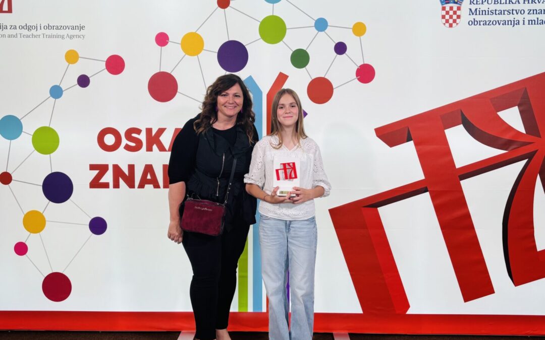 Anastazija Košir nagrađena Oskarom znanja