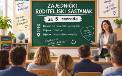 Zajednički roditeljski sastanak 5. razredi