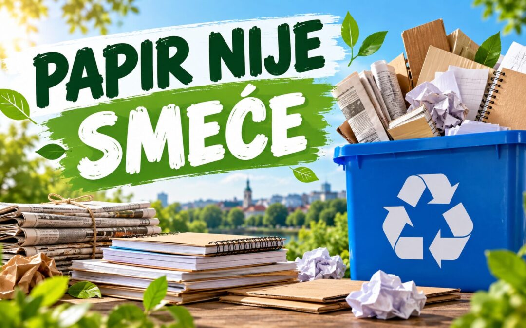 Naša škola osvojila 3. mjesto u akciji „Papir nije smeće“