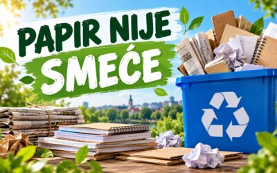 Naša škola osvojila 3. mjesto u akciji „Papir nije smeće“